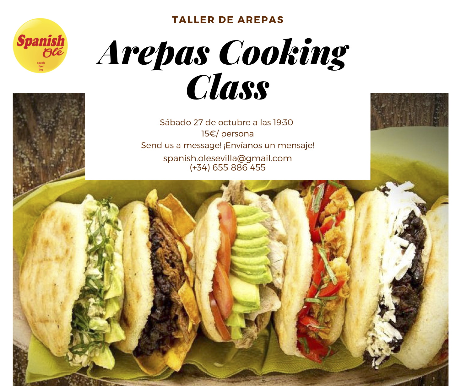 PNG Arepas Cooking Class