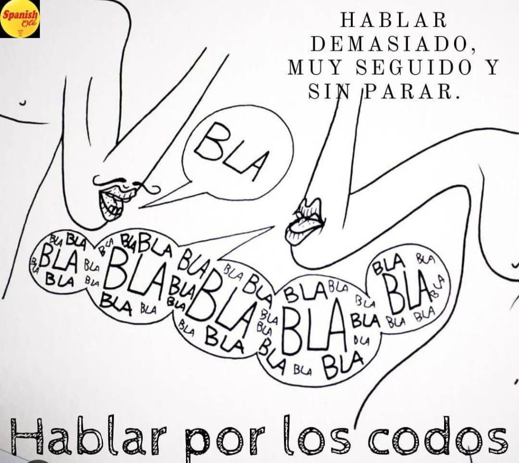 «Hablar por los codos»
